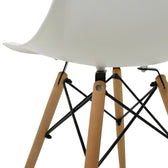 Set de 5 buc masa si scaune Julita-Cuba, alb-sonoma, 120x80x75 cm, perspectiva suplimentara