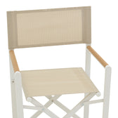 Set de 7 buc masa si scaune de gradina Kliton Mabu aluminiu, alb, 150x80x74 cm, foto produs 7