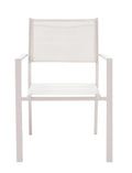 Set de 7 buc masa si scaune de gradina Kliton-Moly aluminiu, alb, 150x80x74 cm, perspectiva suplimentara