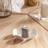 Set de accesorii metalice decorative (3 bucăți) Decorative Metal Accessory Set (3 Pieces) Modern 1, Alb, 13x13 cm