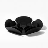 Set de accesorii metalice decorative (3 bucăți) Rodos, Negru, 13x13 cm