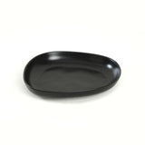 Set de cină din ceramică, Negru, 30 cm