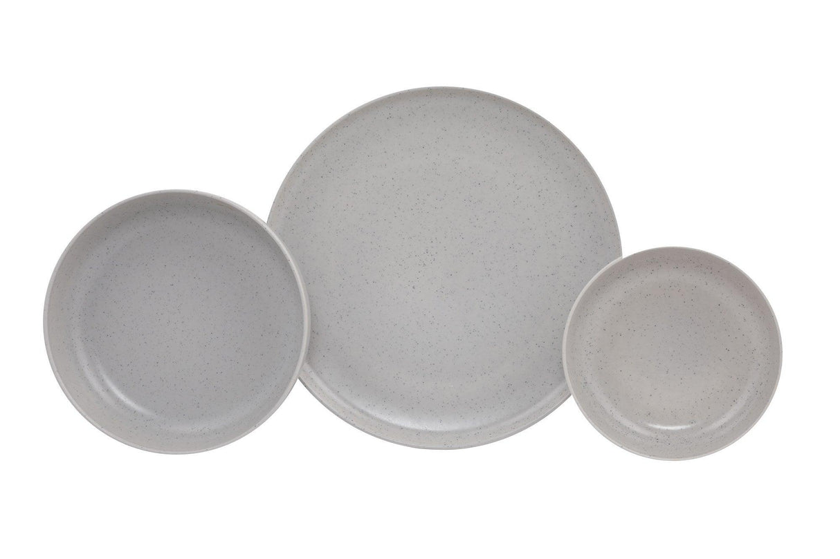 Set de cină, Gri, 27x27 cm