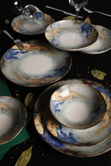 Set de cină, Multicolor, 25x25 cm