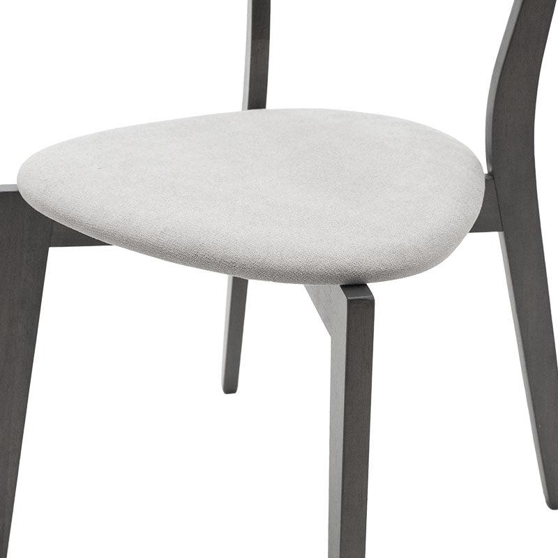 Set de dining Benson - Toto 5 piese, Gri - Nuc, 80x80x75 cm - Gri