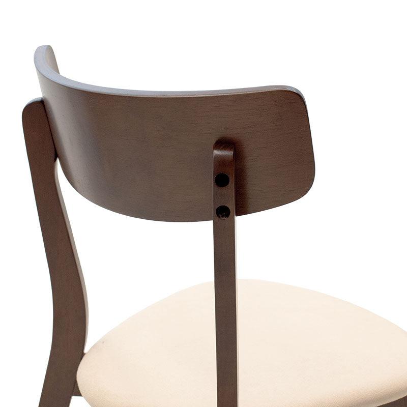 Set de dining Benson - Toto 5 piese, Gri - Nuc, 80x80x75 cm - Nuc