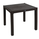Set de dining Explore-Confident set 3 bucati, maro, 90x90x74 cm