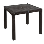 Set de dining Explore-Confident set 3 bucati, maro, 90x90x74 cm, imagine suplimentara