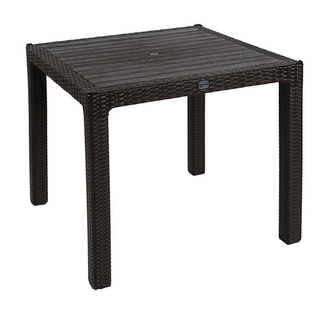 Set de dining Explore-Confident set 3 bucati, maro, 90x90x74 cm