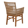 Set de dining Inca-Kenda 5 piese, Natural, D120x75 cm, perspectiva suplimentara