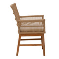 Set de dining Inca-Kenda 5 piese, Natural, D120x75 cm, foto produs
