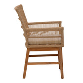 Set de dining Inca-Kenda 5 piese, Natural, D120x75 cm, foto produs