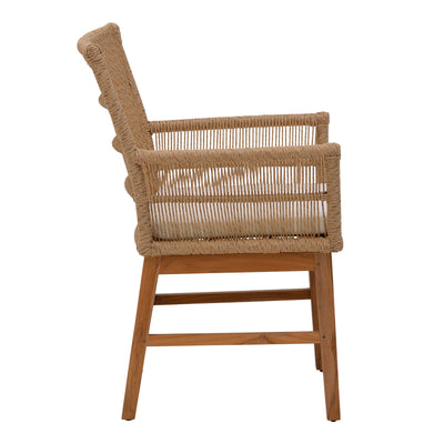 Set de dining Inca-Kenda 5 piese, Natural, D120x75 cm, foto produs