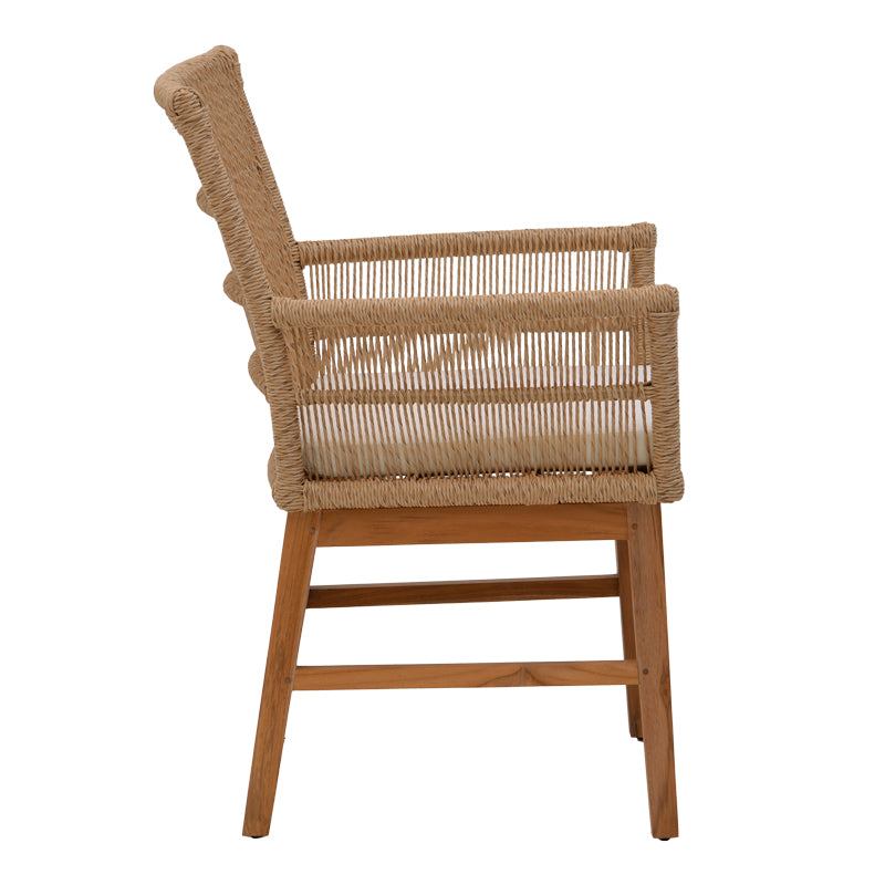 Set de dining Inca-Kenda 5 piese, Natural, D120x75 cm, foto produs
