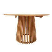Set de dining Inca-Kenda 5 piese, Natural, D120x75 cm, foto produs 7