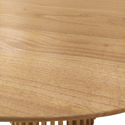 Set de dining Inca-Kenda 5 piese, Natural, D120x75 cm, foto produs 8