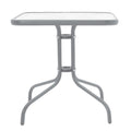 Set de gradina 3 piese Watson-Calan metal-tex Marone, 60x75x90 cm, foto produs 7