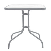 Set de gradina 3 piese Watson-Calan metal-tex Marone, 60x75x90 cm, foto produs 7