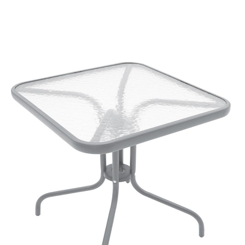 Set de gradina 3 piese Watson-Calan metal-tex Marone, 60x75x90 cm, foto produs 8