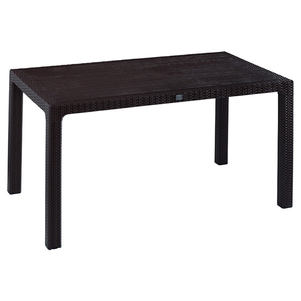 Set de gradina masa si scaune Explore-Confident set 5 piese, maro, 150x90x73 cm