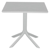 Set de gradina masa si scaune Groovy-Confident set 5 piese, alb, 80x80x74 cm, imagine suplimentara