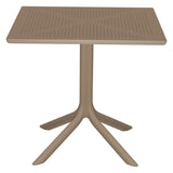Set de gradina masa si scaune Groovy, Confident set 5 piese, cappuccino, 80x80x74 cm