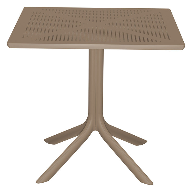 Set de gradina masa si scaune Groovy, Confident set 5 piese, cappuccino, 80x80x74 cm, imagine suplimentara