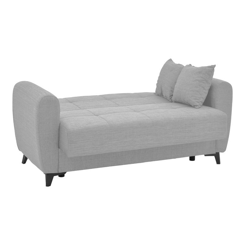 Set de living 2 piese Lincoln, Gri deschis, 85x225 cm