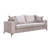 Set de living Verona 2 buc 2-3 locuri crem mak01 - perne Latte mak03, 93x225 cm, imagine suplimentara