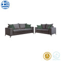 canapea Set de living Verona 2 piese 2-3 locuri antracit mak14 - perne de cedru mak07 93x225 cm