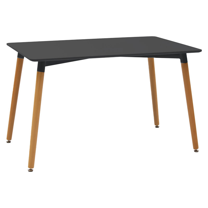 Set de Masa 5 piese Natali-Parker facut culori, negru-Natural, 120x80x76 cm, foto produs