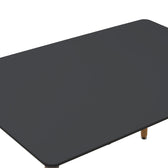 Set de Masa 5 piese Natali-Parker facut culori, negru-Natural, 120x80x76 cm, foto produs 7