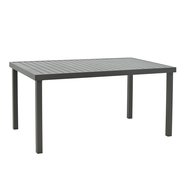 Set de Masa Azelie-Kliton 7 piese din tesatura antracit-aluminiu, antracit, 77x55x94 cm, imagine suplimentara