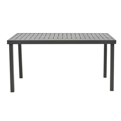 Set de Masa Azelie-Kliton 7 piese din tesatura antracit-aluminiu, antracit, 77x55x94 cm, detaliu produs