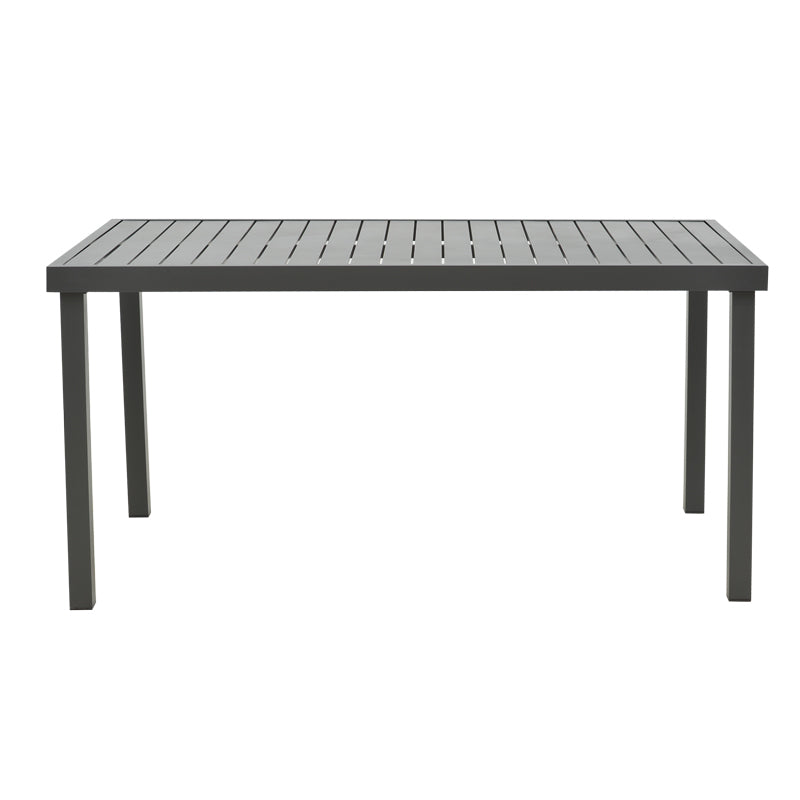 Set de Masa Azelie-Kliton 7 piese din tesatura antracit-aluminiu, antracit, 77x55x94 cm, detaliu produs