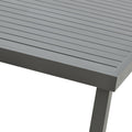 Set de Masa Azelie-Kliton 7 piese din tesatura antracit-aluminiu, antracit, 77x55x94 cm, foto produs