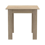 Set de Masa de 3 piese Manka I - Gaston, sonoma-negru, 80x80x77 cm