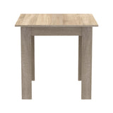 Set de Masa de 3 piese Manka I - Gaston, sonoma-negru, 80x80x77 cm
