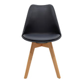 Set de Masa de 3 piese Manka I -Gaston, trufei de sonoma-negru, 80x80x77 cm, perspectiva suplimentara