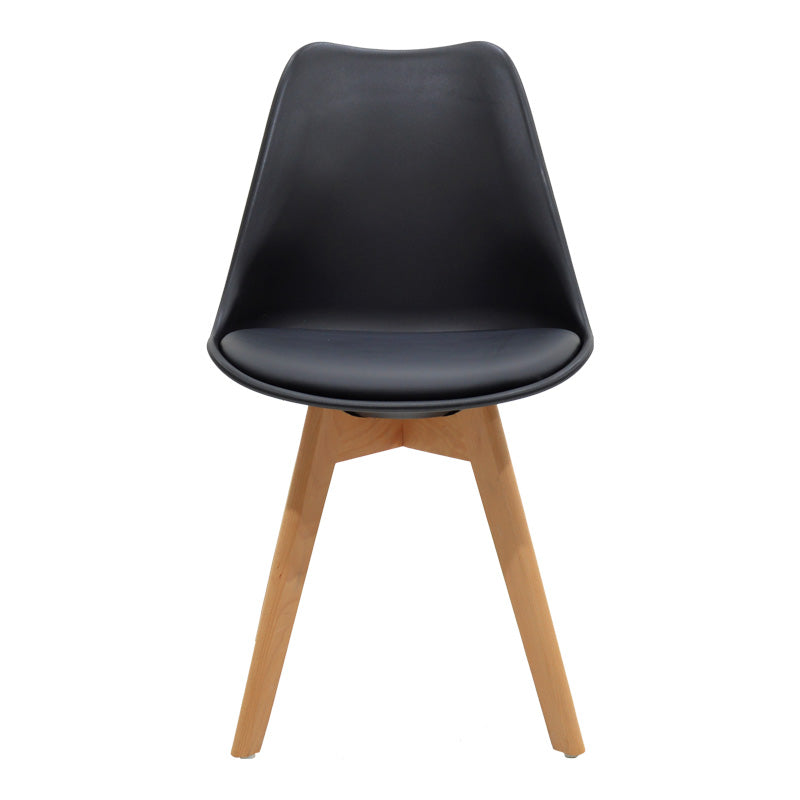 Set de Masa de 3 piese Manka I -Gaston, trufei de sonoma-negru, 80x80x77 cm, perspectiva suplimentara