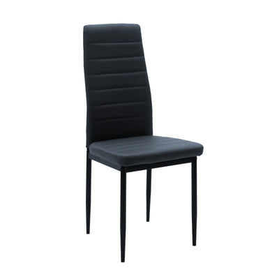 Set de Masa de 5 piese Manka-Parker facut, negru-sonoma, 110x80x77 cm, imagine suplimentara