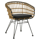 Set de Masa de dining Kliton-Naoki 3 piese din aluminiu si metal Antracit la nuante de negru, 80x80x74 cm, imagine suplimentara