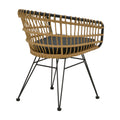 Set de Masa de dining Kliton-Naoki 3 piese din aluminiu si metal Antracit la nuante de negru, 80x80x74 cm, detaliu produs
