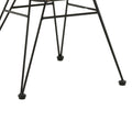 Set de Masa de dining Kliton-Naoki 3 piese din aluminiu si metal Antracit la nuante de negru, 80x80x74 cm, foto produs 7