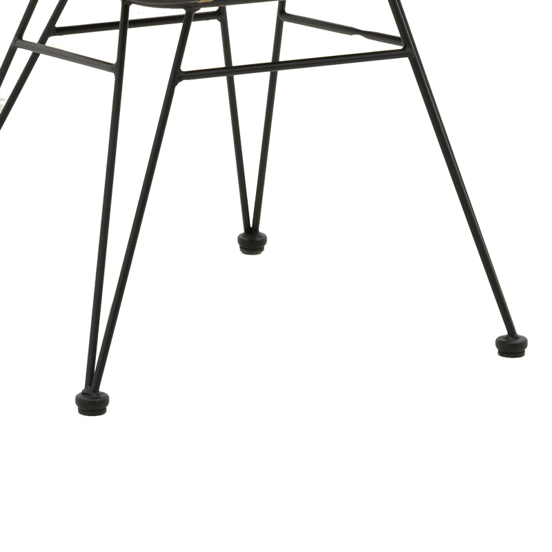 Set de Masa de dining Kliton-Naoki 3 piese din aluminiu si metal Antracit la nuante de negru, 80x80x74 cm, foto produs 7