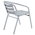 Set de Masa de dining Watson-Tade 3 piese metal-negru-sticla, D60x70 cm, perspectiva suplimentara