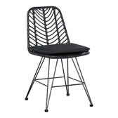 Set de masa dining cu 3 piese Kliton-Naoki, aluminiu & metal, antracit & negru, 80x80x74 cm, imagine suplimentara