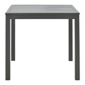 Set de masa dining cu 3 piese Kliton-Naoki, aluminiu & metal, antracit & negru, 80x80x74 cm, foto produs 6