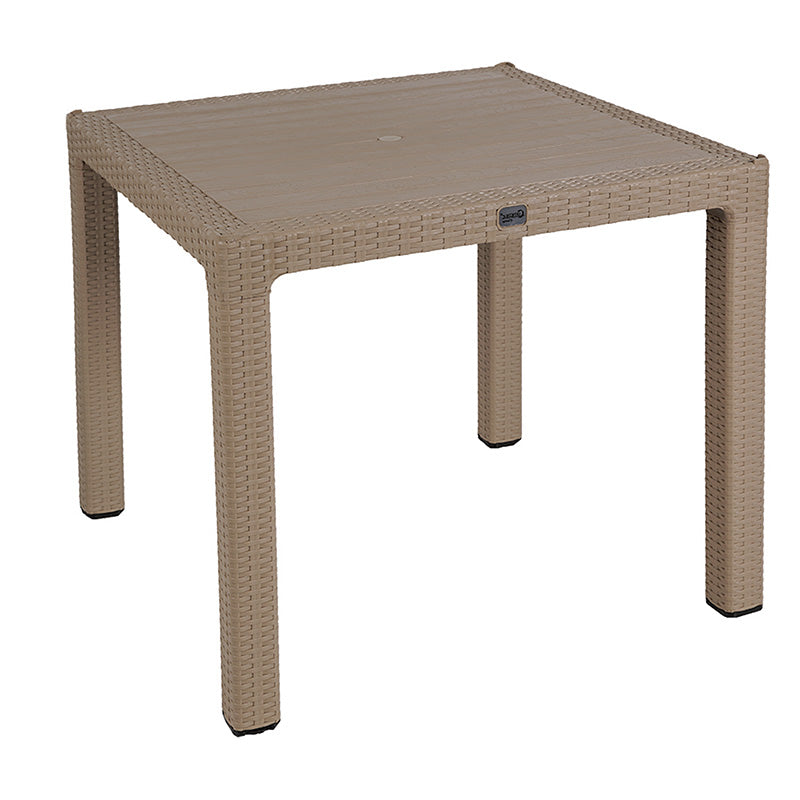 Set de Masa Explore-Fontline 5 piese capucino, Bej, 90x90x74 cm, imagine suplimentara