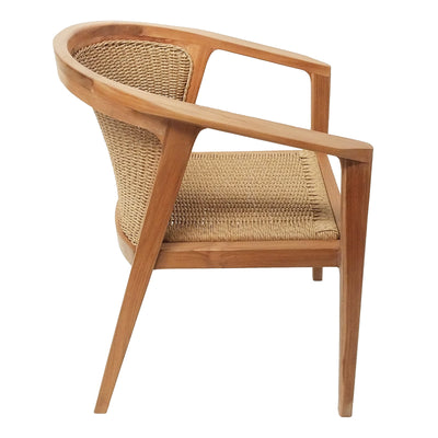 Set de masa Granny-Kenda 5 piese, Natural, D120x75 cm, perspectiva suplimentara